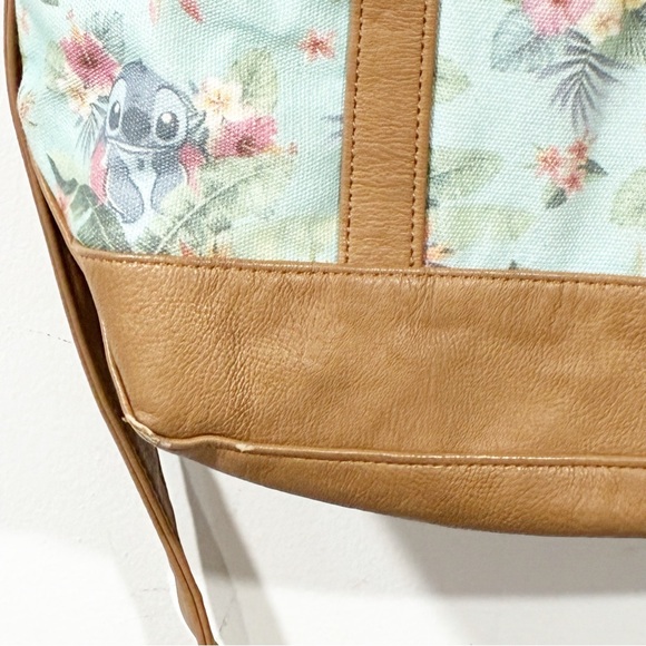 Loungefly Turquoise Disney Lilo All Over Print Canvas Tote Standard Crossbody - Picture 3 of 6